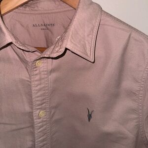 All saints peach short sleeve small